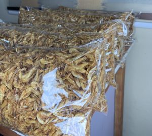 neatly picked crayfish