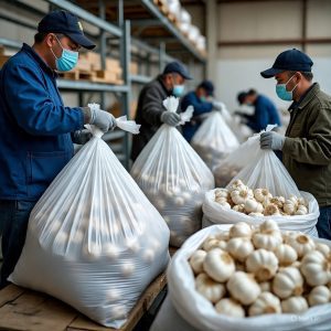 garlic in bags for export (3)