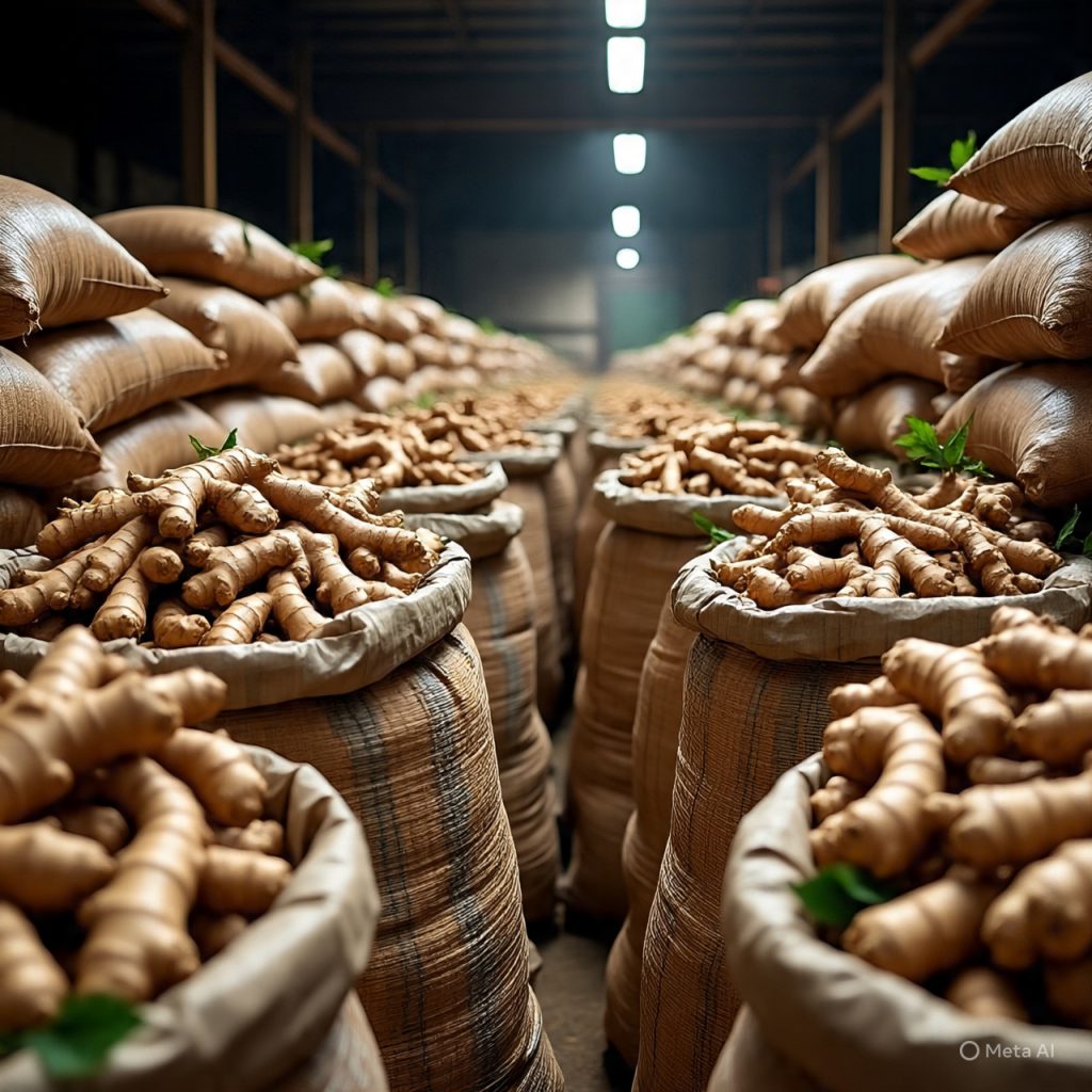 ginger in bags for export (1)