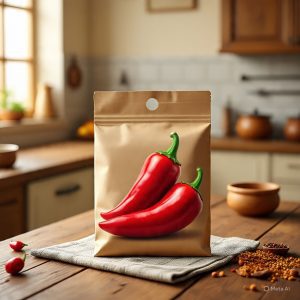grounded chilli pepper packaging