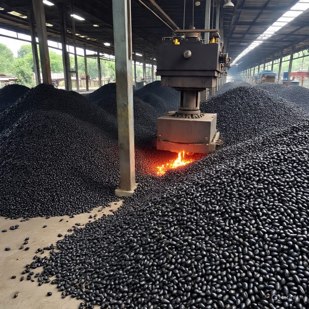 palm kernel shell charcoal for export