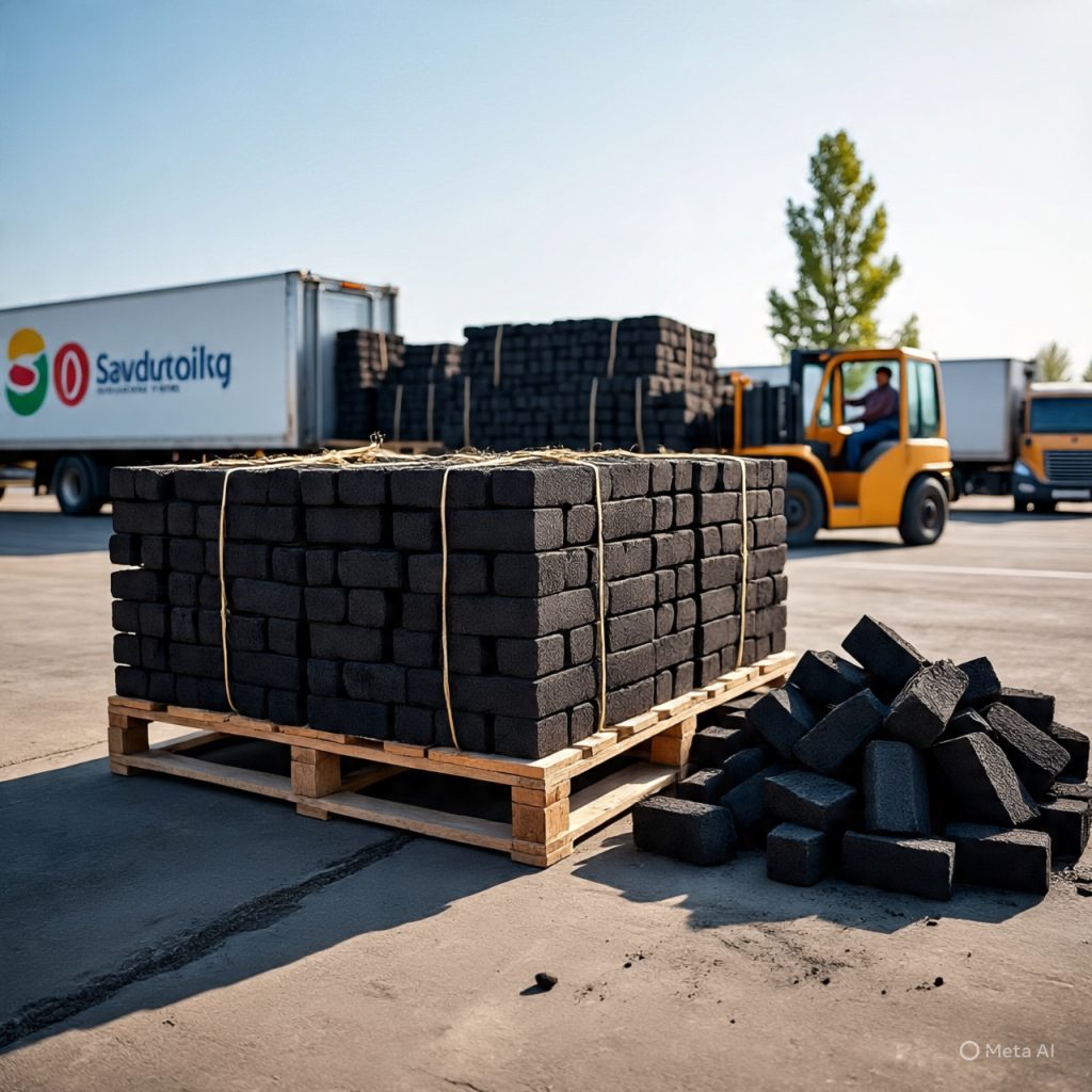 sawdust briquette charcoal export (2)