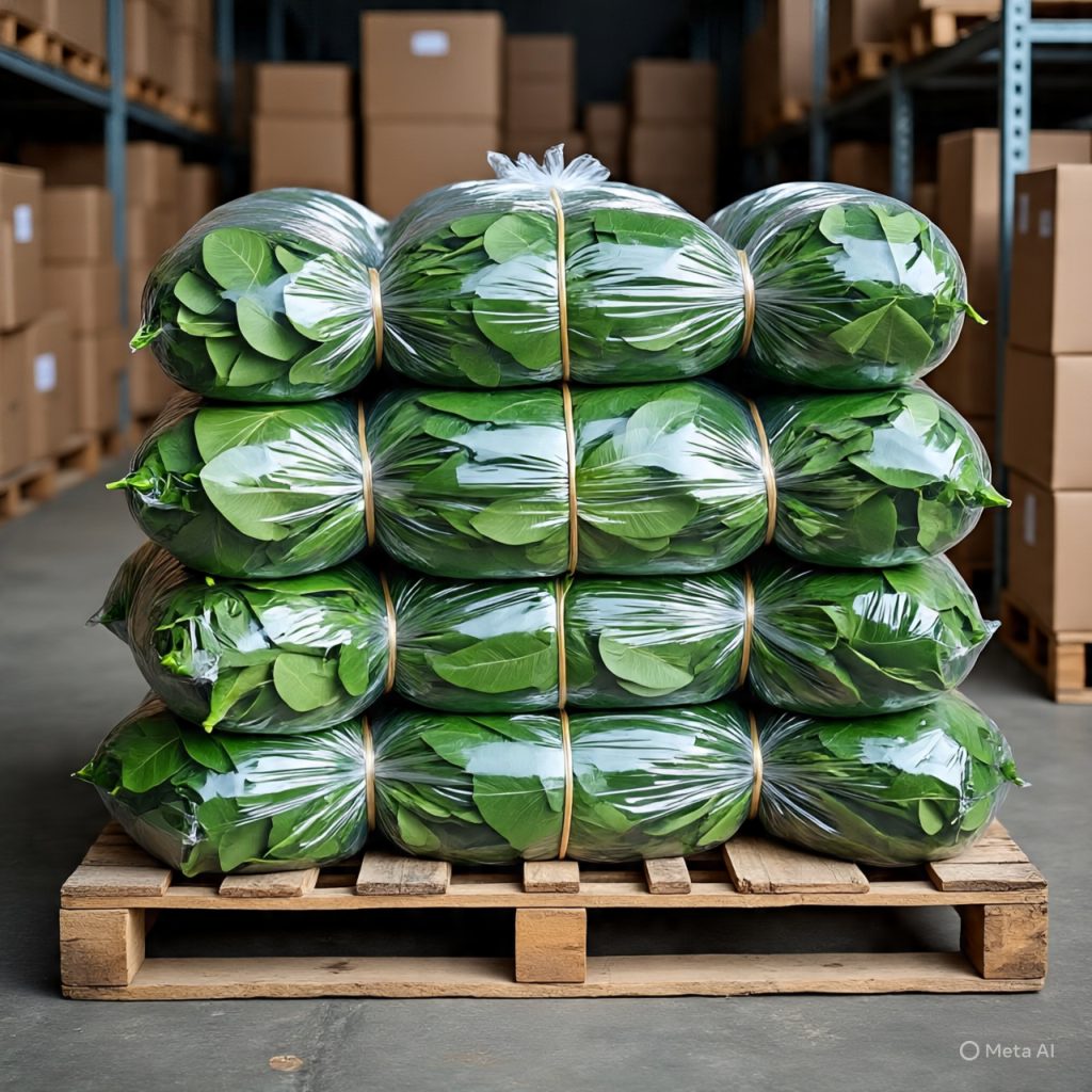 bitter leaf packaged for export